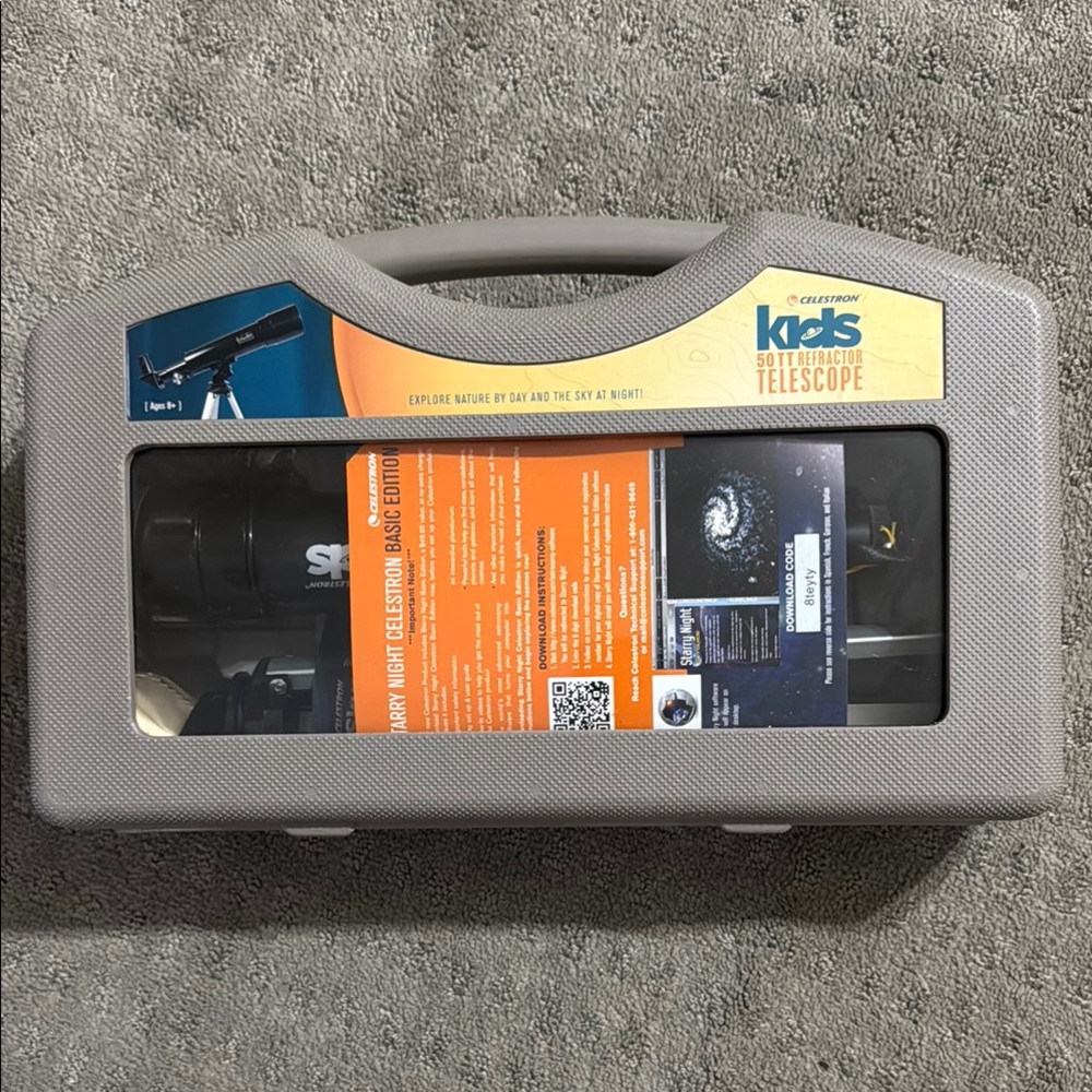 Kids SolarSafe Telescope - Black